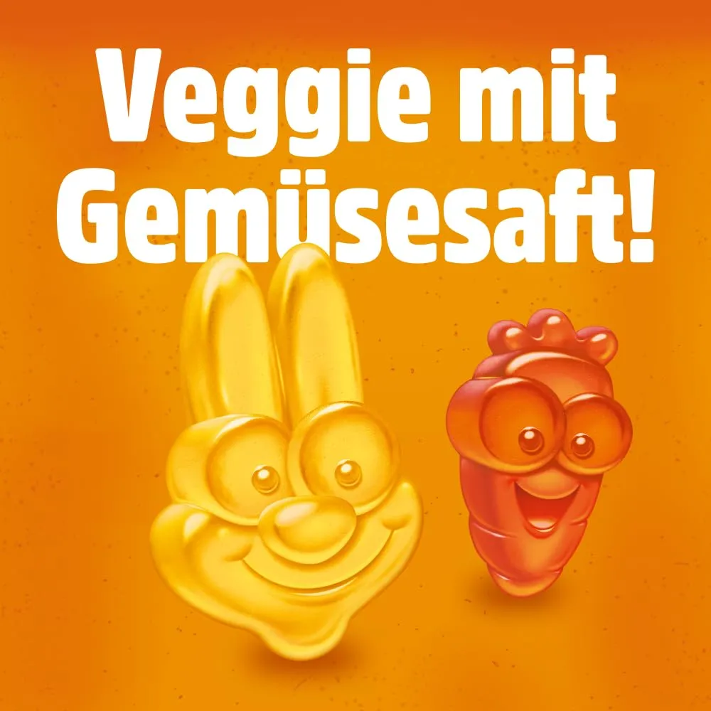 nimm2 Lachgummi Mümmelbande – 1 x 225 g – Veganes Fruchtgummi mit Vitaminen, Frucht- und Gemüsesaft – Süßigkeit in sechs Geschmacksrichtungen — Bild 3