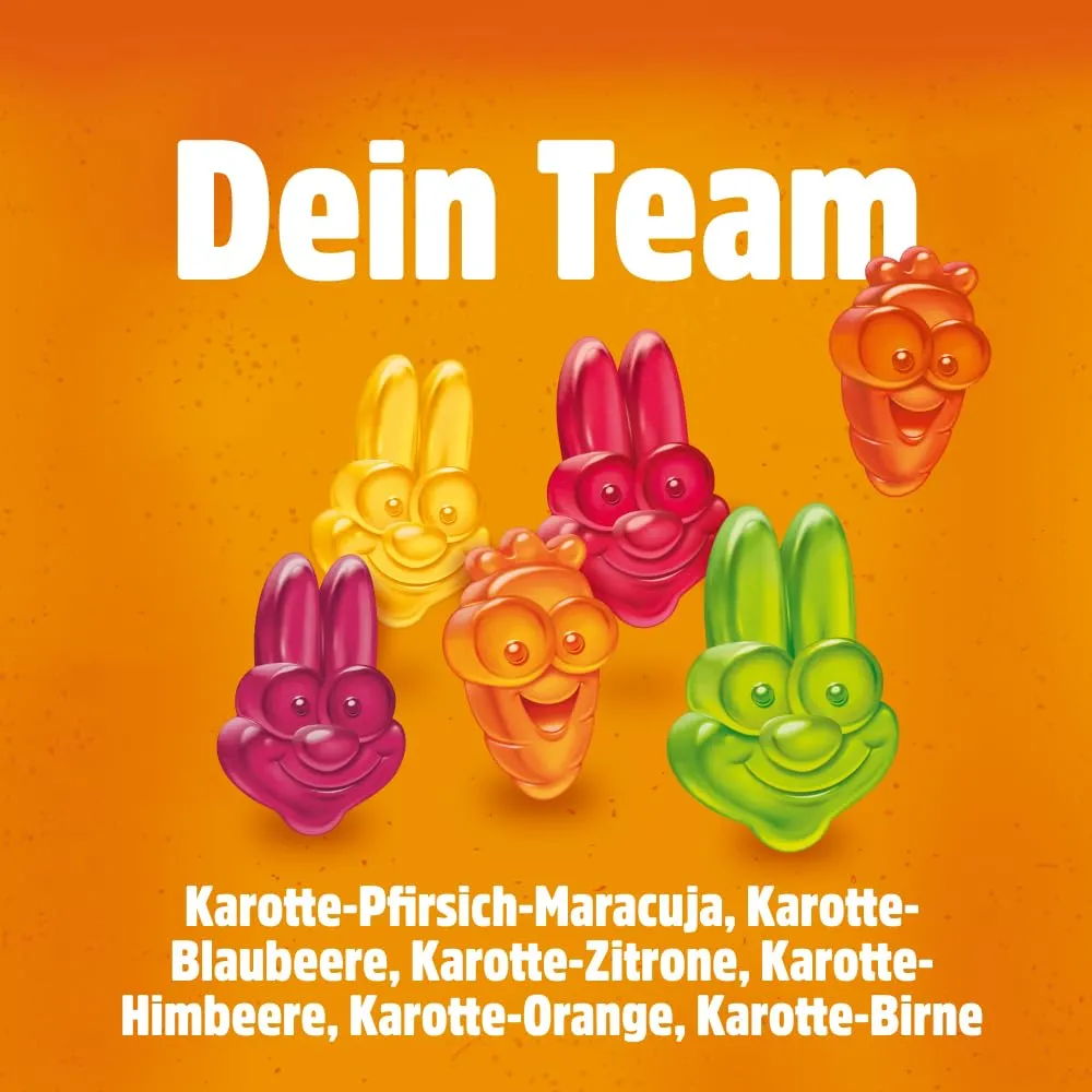 nimm2 Lachgummi Mümmelbande – 1 x 225 g – Veganes Fruchtgummi mit Vitaminen, Frucht- und Gemüsesaft – Süßigkeit in sechs Geschmacksrichtungen — Bild 5