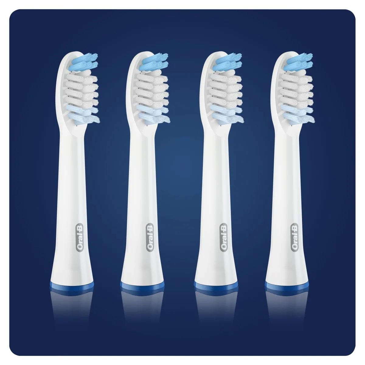 Oral-B Pulsonic Clean - Austausch-Bürstenkopf - für Zahnbürste - weiß (Packung mit 4), Ansicht 2