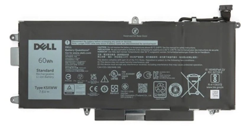 Origin Storage DEL7-V4940 - 7500 mAh - 60 Wh - Lithium-Ion (Li-Ion) - 7,4 V - Schwarz - 1 Stück(e)