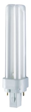 Osram DULUX D - Nicht integrierte kompakte fluoreszierende Glühlampe - 13 W Warmweiß (2700-3300K) von LumaTech