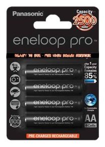 Panasonic eneloop pro BK-3HCDE - Batterie 4 x AA-Typ - NiMH - (wiederaufladbar)