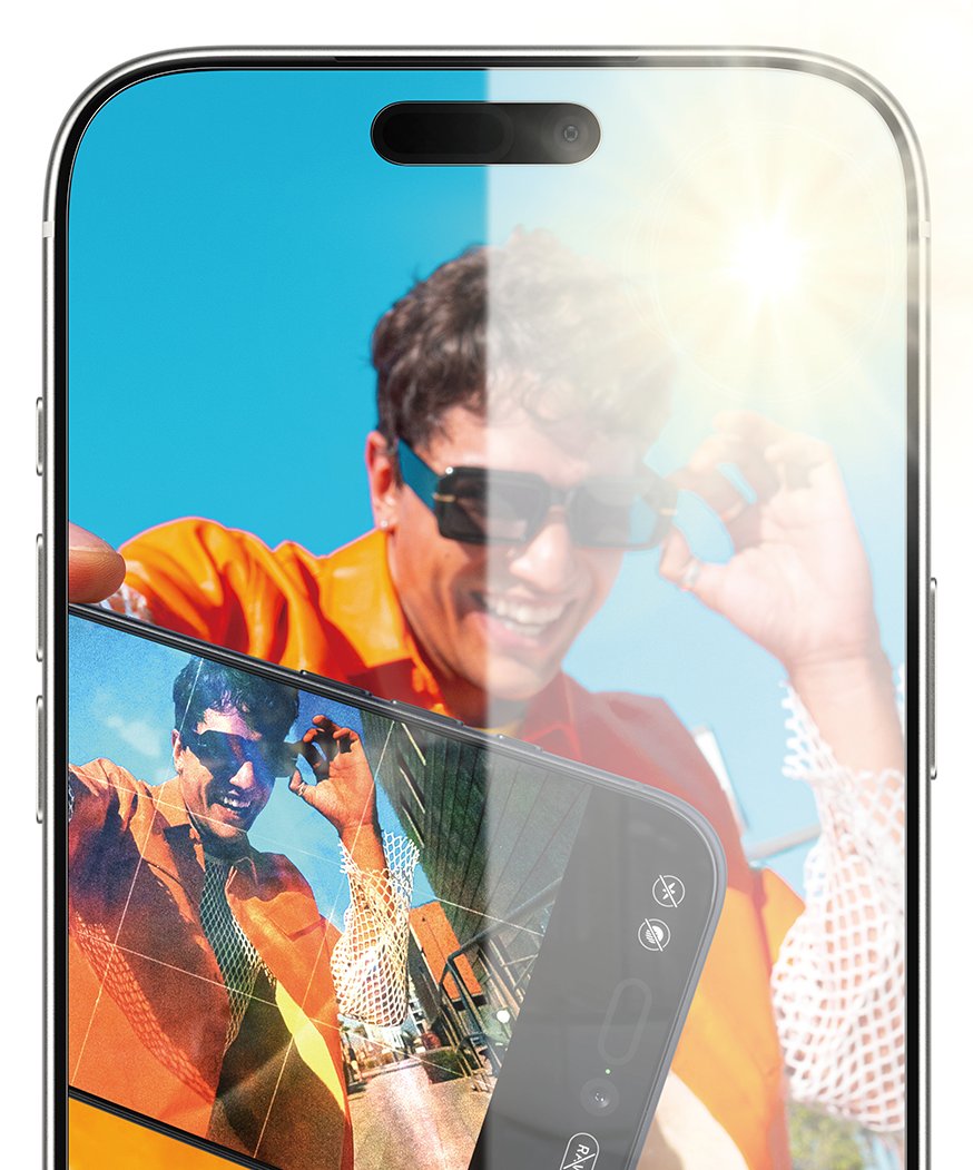 PanzerGlass Bildschirmschutz für Handy - anti-reflective armor, with EasyAligner