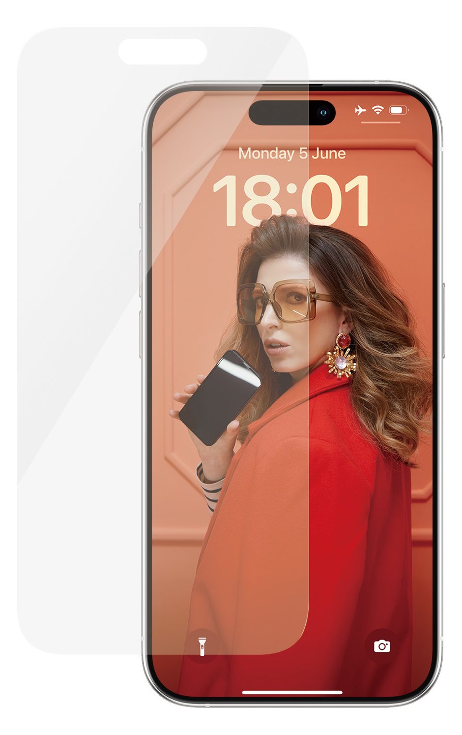 PanzerGlass Bildschirmschutz für Handy - klassische Passform