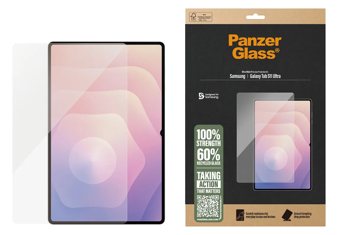PanzerGlass Bildschirmschutz für Tablet - ultrabreite Passform - 323,06 x 205,19 mm, Ansicht 3