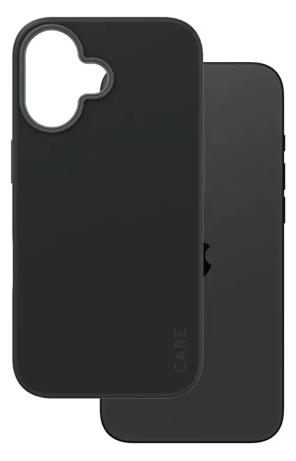 PanzerGlass CARE - iPhone 16 Case - kompatibel mit MagSafe - Thermoplastisches Polyurethan (TPU) - Schwarz - schwarz, Ansicht 2