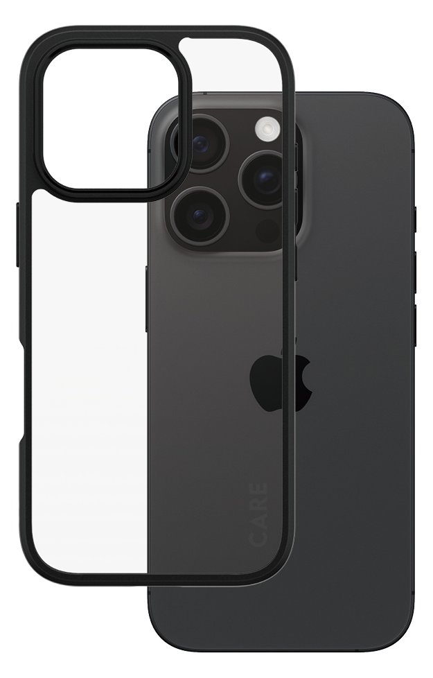 PanzerGlass CARE - iPhone 16 Pro Case - kompatibel mit MagSafe - Thermoplastisches Polyurethan (TPU) - Schwarz von LumaTech