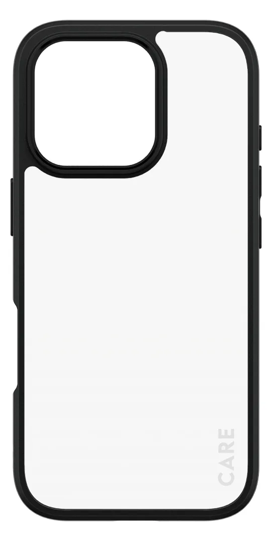 PanzerGlass CARE - iPhone 16 Pro Case - kompatibel mit MagSafe - Thermoplastisches Polyurethan (TPU) - Schwarz, Ansicht 4