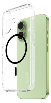 PanzerGlass CARE by Flagship Case Transparent Urban Combat w. Black MagSafe iPhone von LumaTech