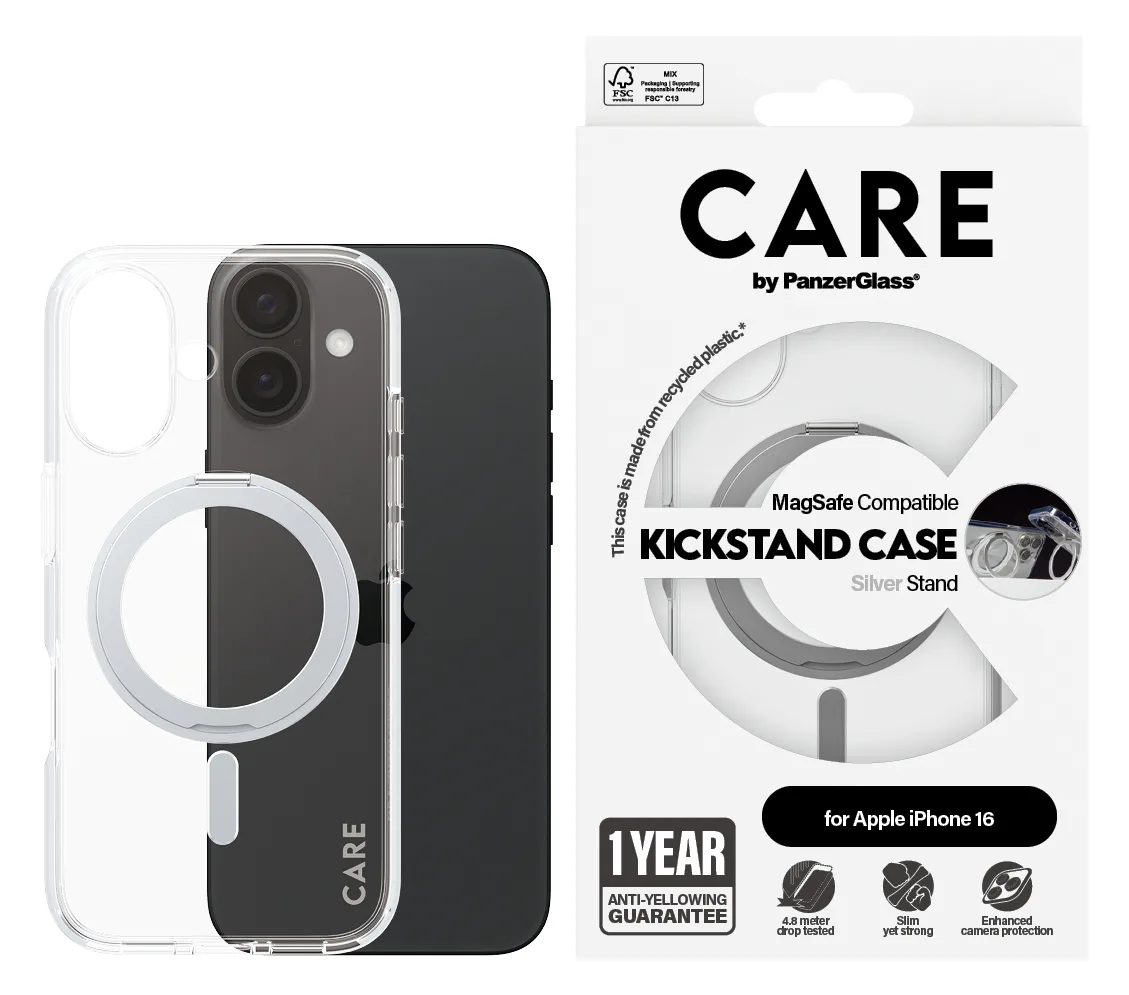 PanzerGlass CARE by PanzerGlass - Hintere Abdeckung für Mobiltelefon - transparent 1,31 cm, Ansicht 4