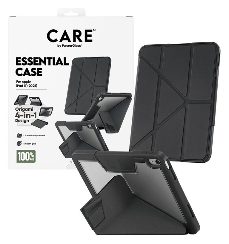 PanzerGlass CARE TPU Essential Case Black iPad 11 2025