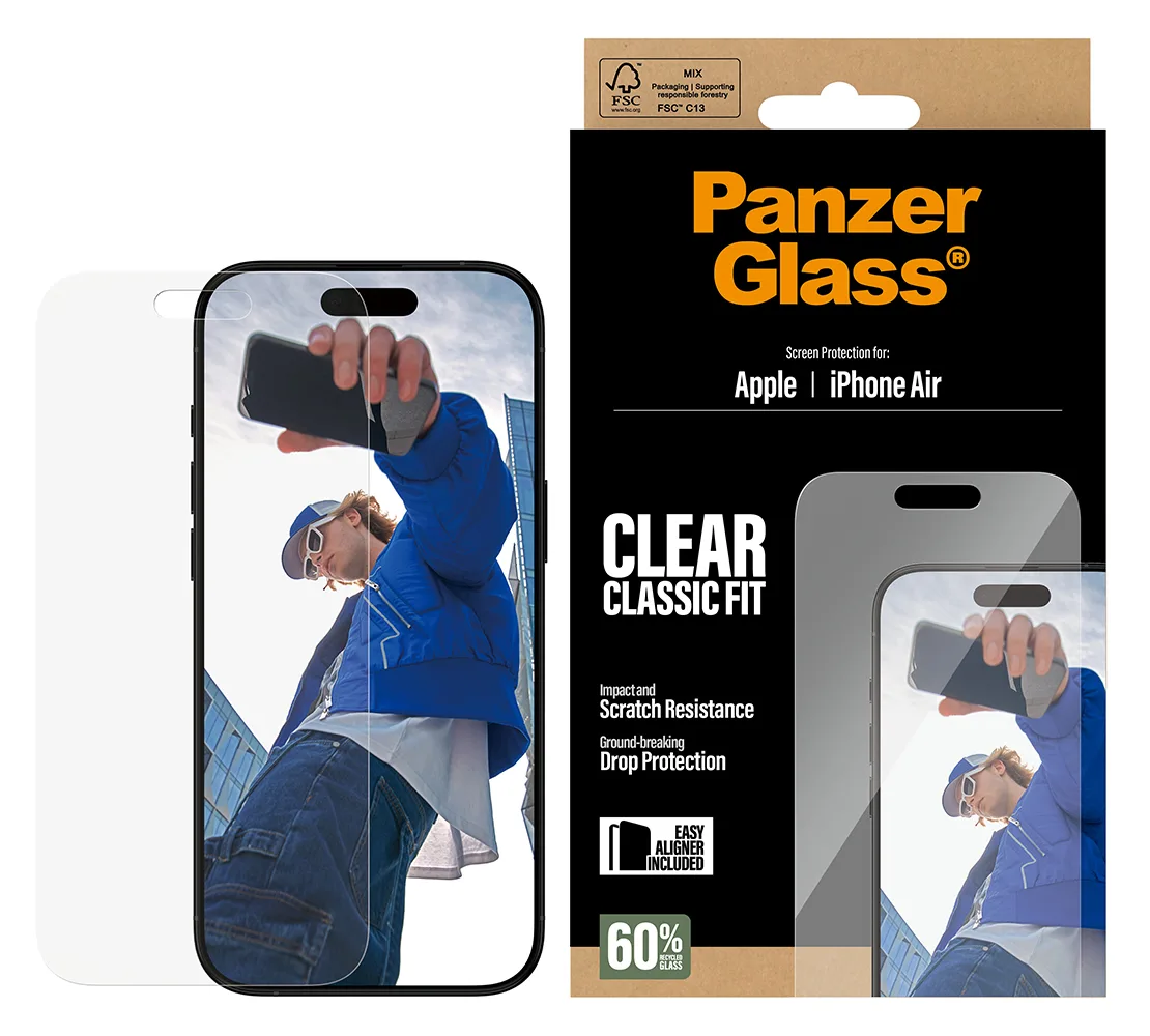 PanzerGlass Displayschutz Classic Fit iPhone Air, Ansicht 3