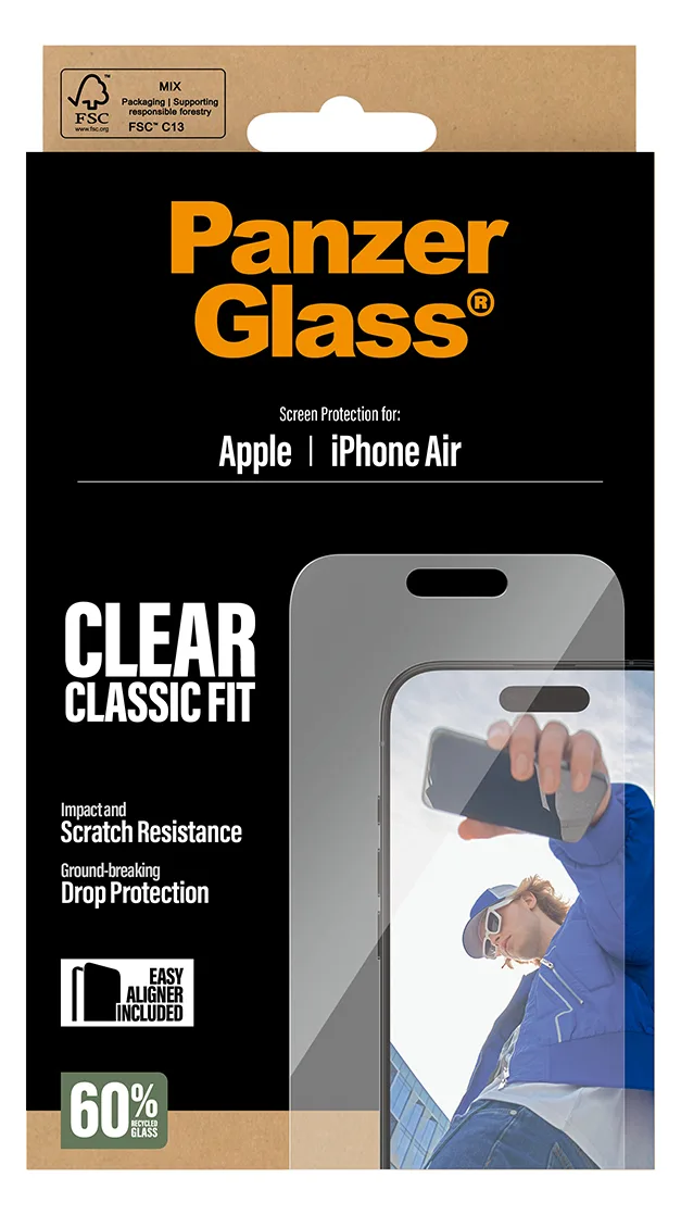 PanzerGlass Displayschutz Classic Fit iPhone Air, Ansicht 4