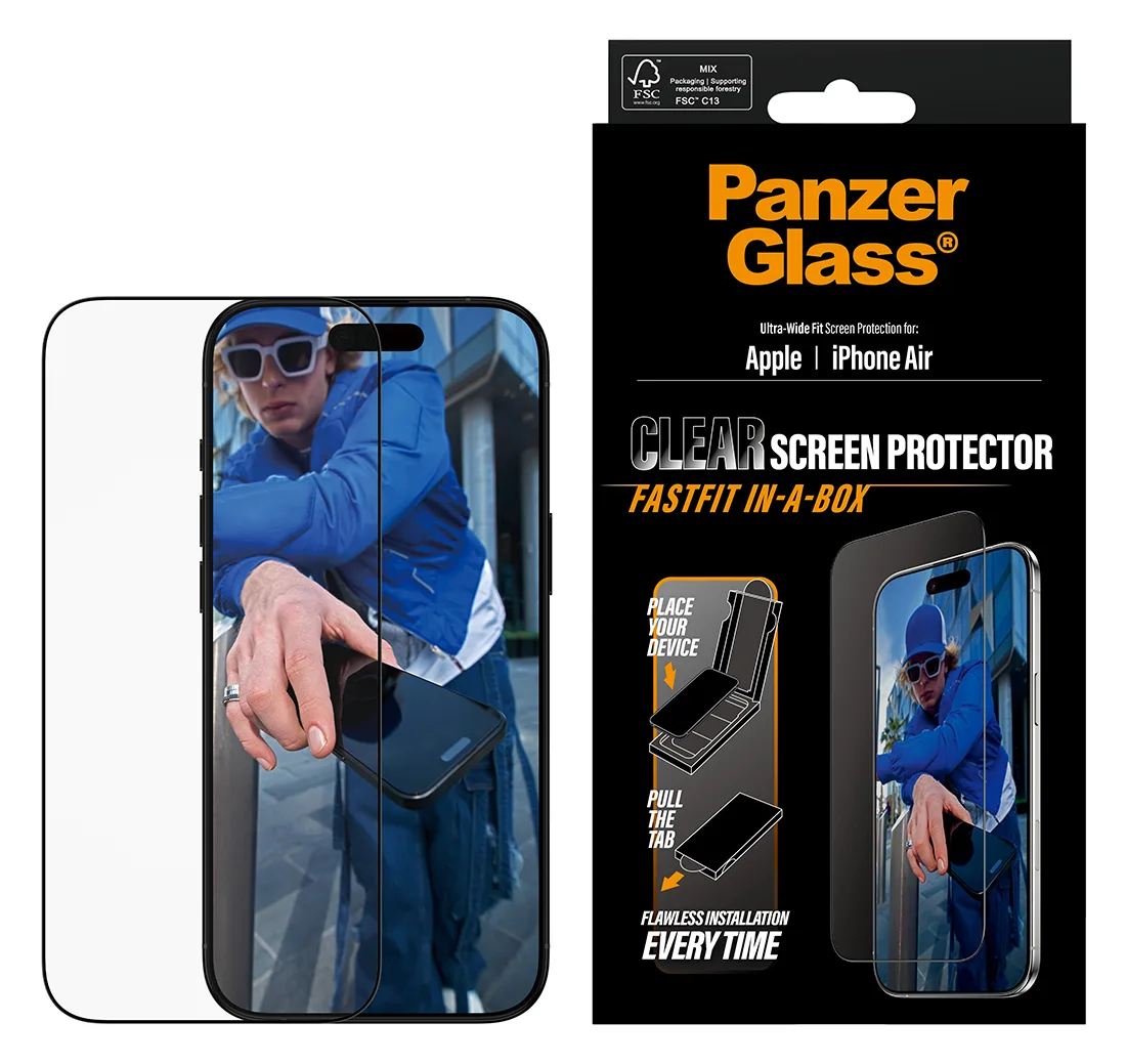 PanzerGlass Displayschutz Ultra Wide Fastfit iPhone Air, Ansicht 3