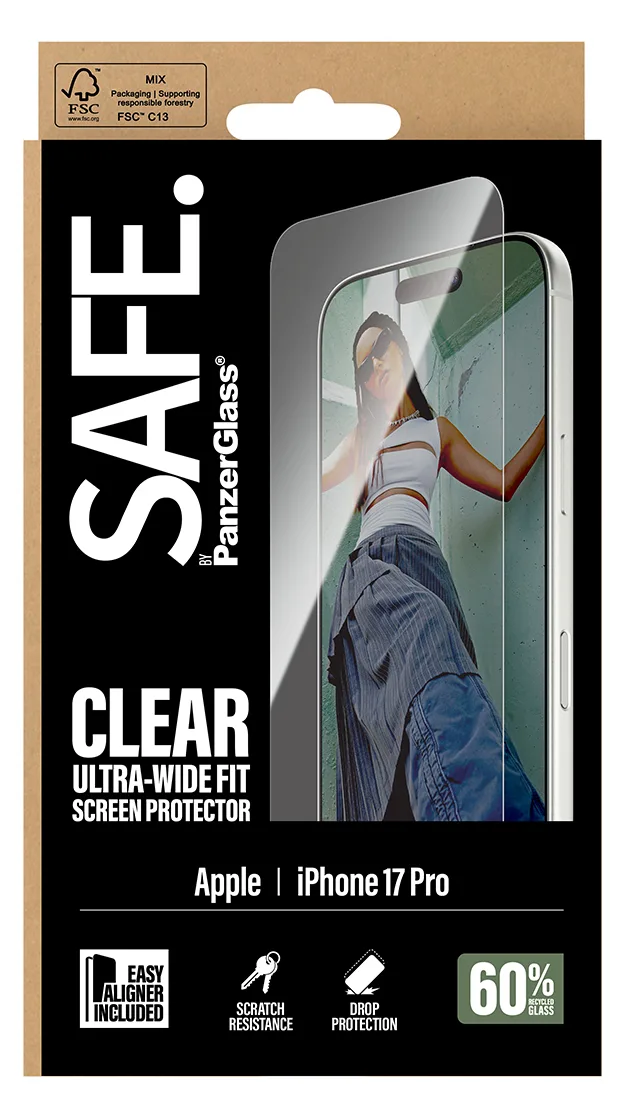 PanzerGlass Displayschutz Ultra Wide Fit iPhone 17 Pro, Ansicht 3