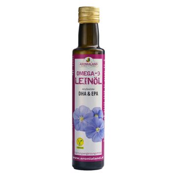 Omega-3-Leinöl mit DHA und EPA 250ml