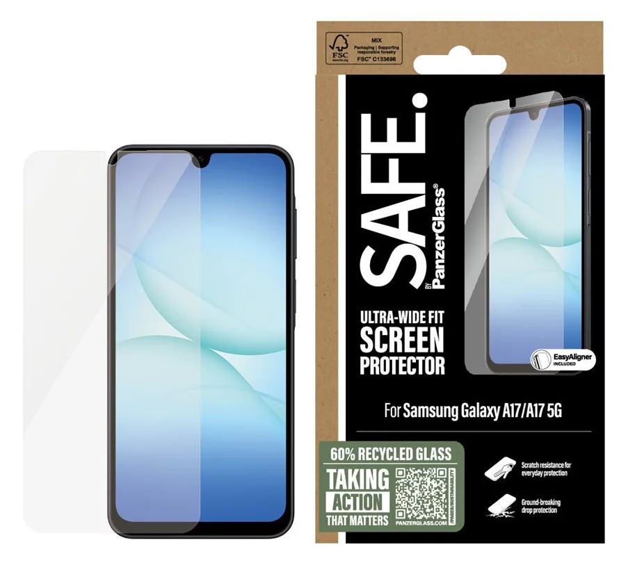 PanzerGlass SAFE. by Screen Protector S - 160,11 x 73,63 mm, Ansicht 3