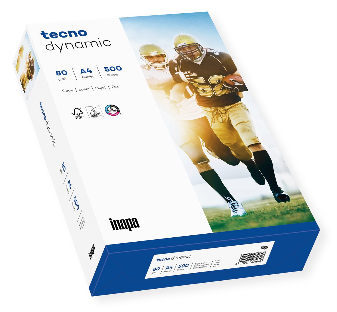 Papyrus Kopierpapier weiß A4 80g Dynamic tecno Packung 500 Blatt - Normal/Kopierpapier - 80 - Normal/Kopierpapier