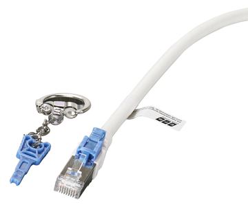 Patch cord lock key - Blau von LumaTech
