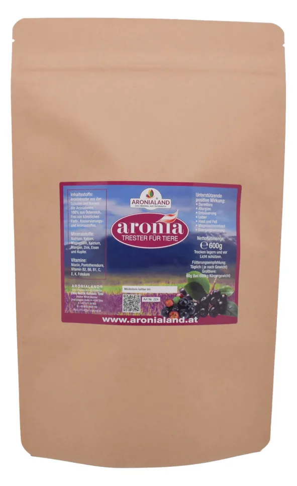 Aronia Trester für Tiere 600 g — Bild 2