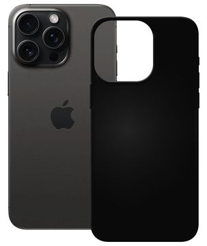 PEDEA Soft TPU Case für Apple iPhone 16 Pro Max -black 50160998 von LumaTech
