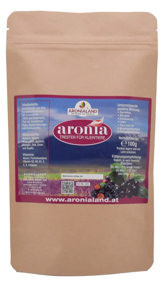 Aronia Trester für Kleintiere 100 g — Bild 2