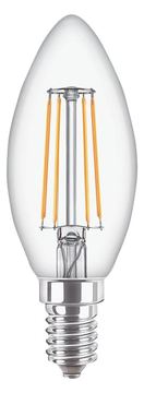 Philips CorePro - Glühbirne mit LED-Filament - Form: B35 - klar Finish - E14 - 4.3 W (Entsprechung 40 W) von LumaTech
