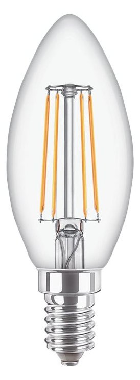 Philips CorePro - Glühbirne mit LED-Filament - Form: B35 - klar Finish - E14 - 4.3 W (Entsprechung 40 W)