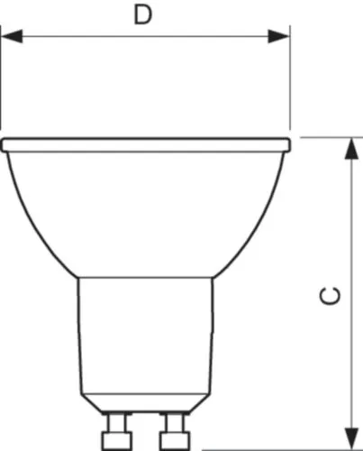Philips CorePro LEDspot MV - LED-Spot-Glühbirne - GU10 - 4.6 W (Entsprechung 50 W), Ansicht 3