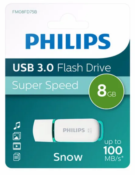 Philips FM08FD75B Snow edition 3.0 - USB-Flash-Laufwerk, Ansicht 2