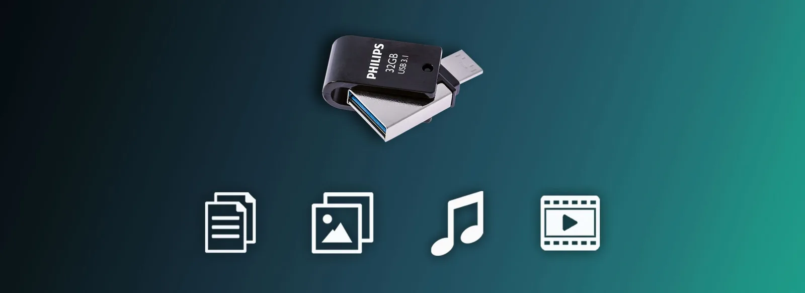 Philips FM32DC152B - USB-Flash-Laufwerk - 32 GB, Ansicht 4