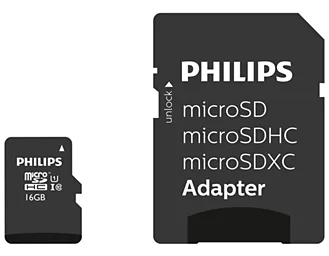 Philips FM32MP45B - Flash-Speicherkarte (microSDHC/SD-Adapter inbegriffen), Ansicht 3