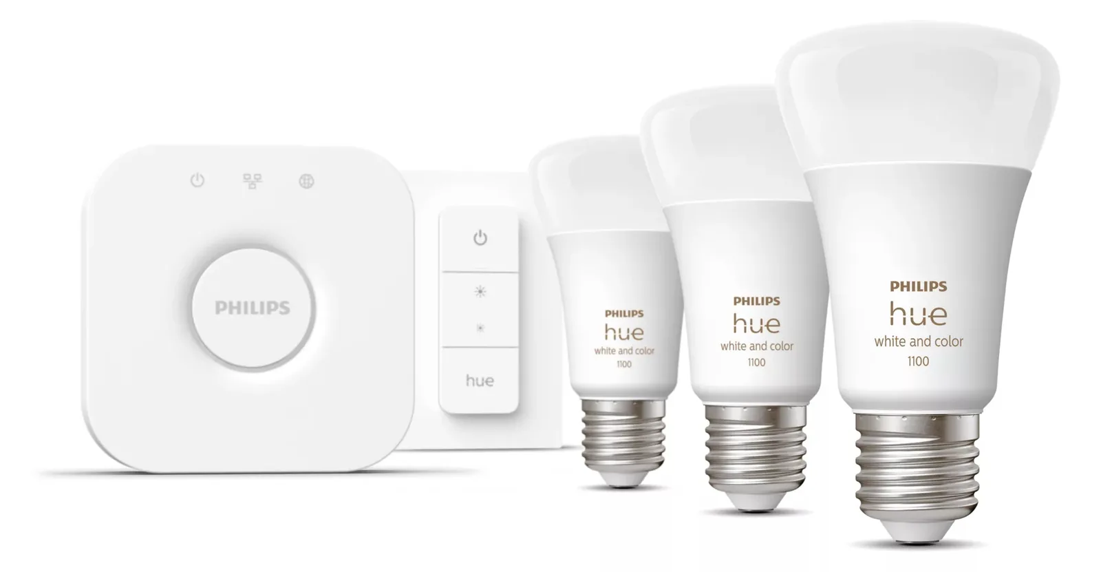Philips Hue White and Color Ambiance Starter Kit - Drahtloses Beleuchtungs-Kit - LED-Lampe x 3 - E27 - 9 W (75 W), Ansicht 3