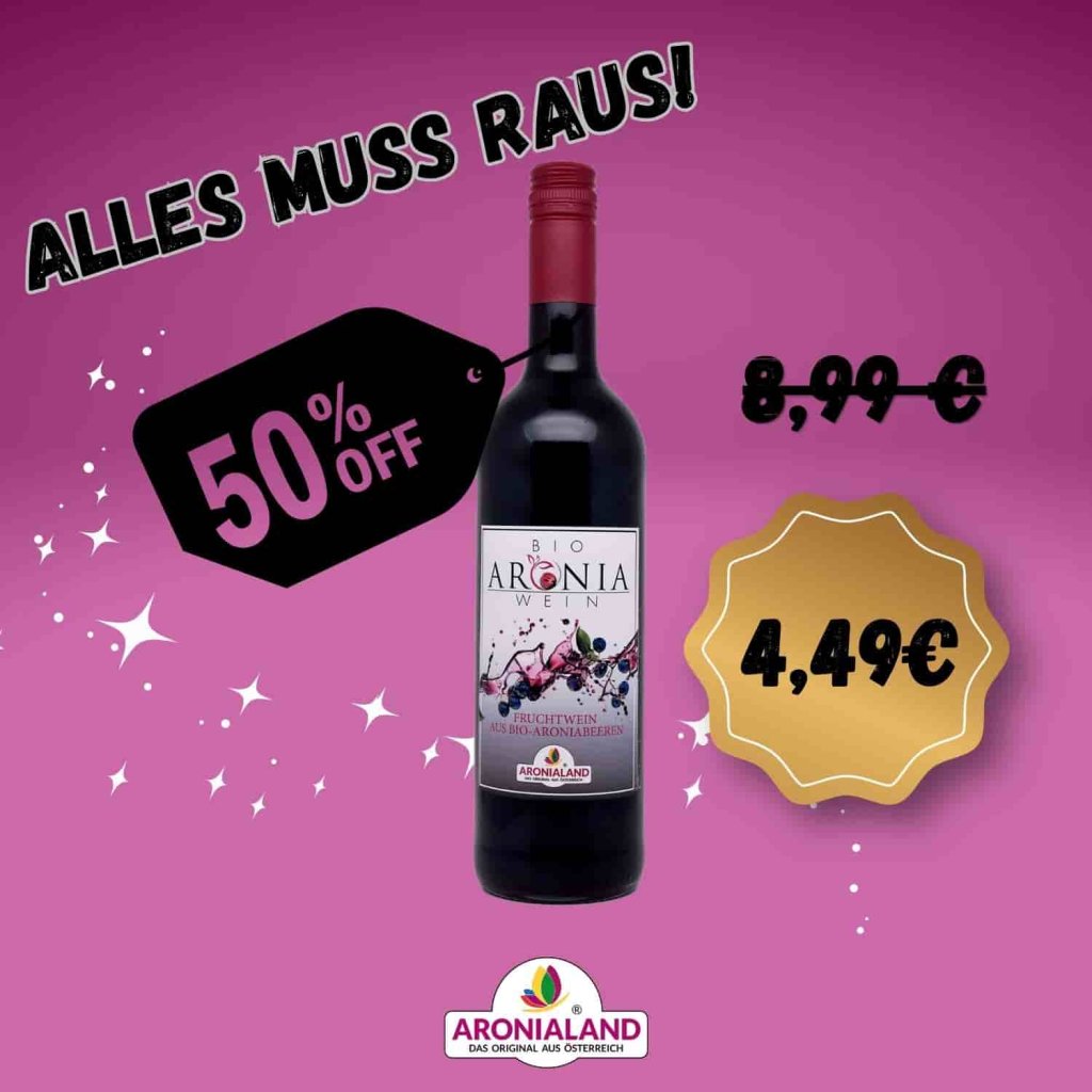Bio Aronia Fruchtwein  750 ml