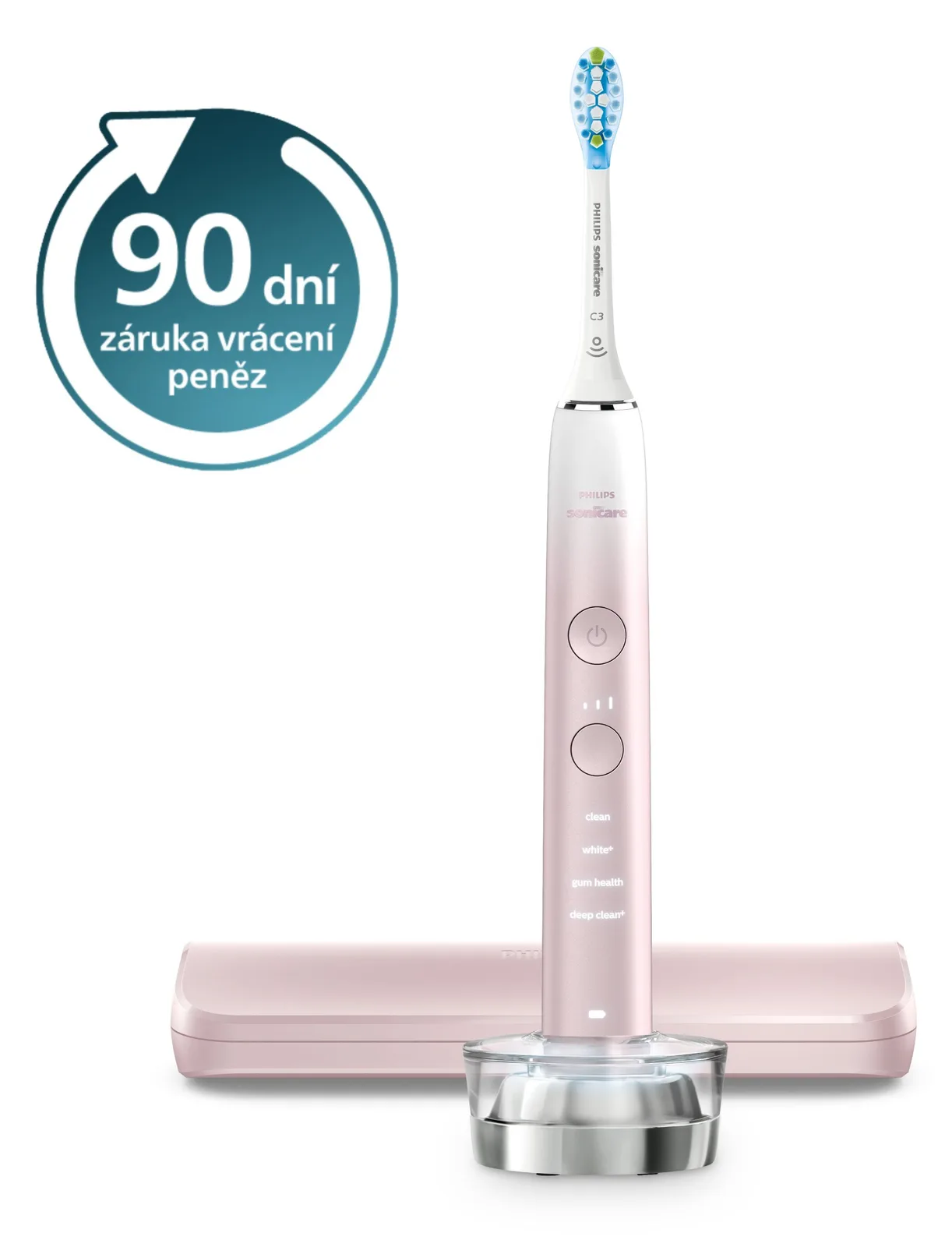 Philips Sonicare DiamondClean 9000 HX9911/84 Elektrische Schallzahnbürste – Special Edition - Erwachsener, Ansicht 3
