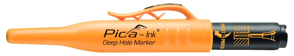 Pica  Marker Pica-Ink - 10 Stück(e) - Schwarz - Fibre tip - Schwarz - Gelb - Rund - 1,5 mm