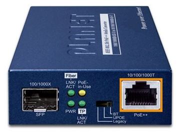 Planet Mediakonverter SFP to GE PoE++ 60W GUP-805A-60W - Converter - WLAN von LumaTech