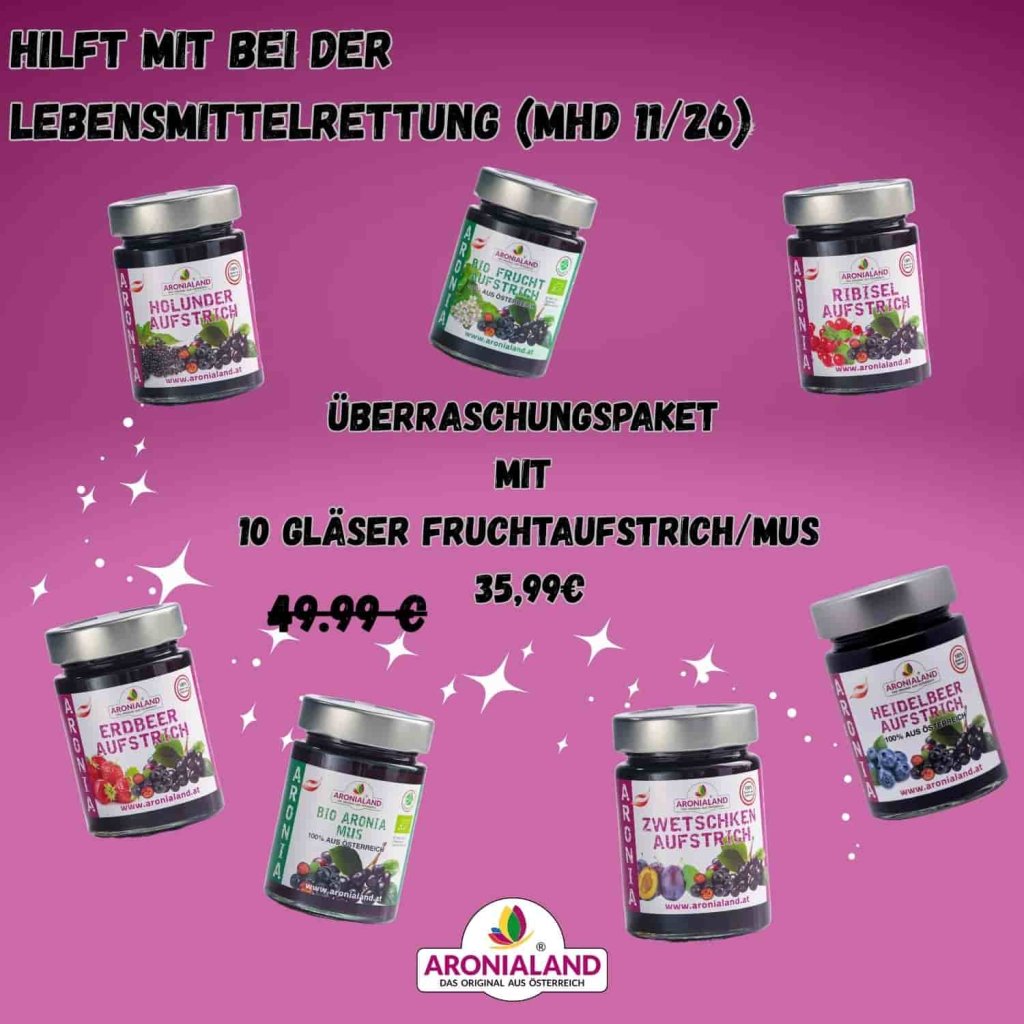 Überraschungspaket Fruchtaufstriche