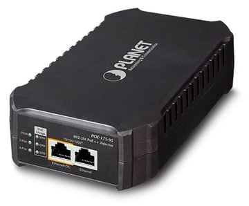 Planet POE-175-95 - IEEE 802.3bt - 10/100/1000Base-T(X) - Cat6 - Schwarz - 100 - 240 V - DC 54 von LumaTech