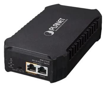 Planet POE-175-95 - IEEE 802.3bt - 10/100/1000Base-T(X) - Cat6 - Schwarz - 100 - 240 V - DC 54, Ansicht 3