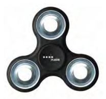PLANTIN Ultron 229887 - Fidget spinner - Schwarz - Metallisch - Kunststoff