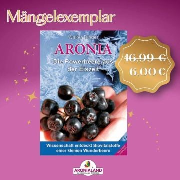 Mängelexemplar Aronia Buch die Powerbeere aus der Eiszeit