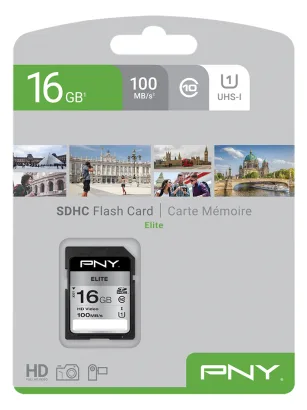 PNY Elite - Flash-Speicherkarte - 16 GB - UHS-I U1 / Class10, Ansicht 2