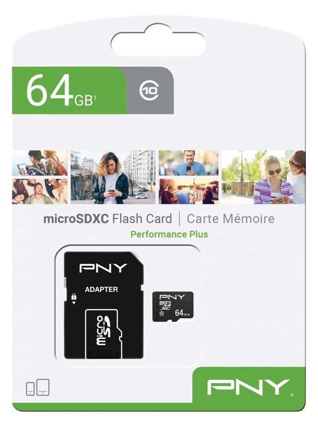 PNY Performance Plus - Flash-Speicherkarte - 64 GB