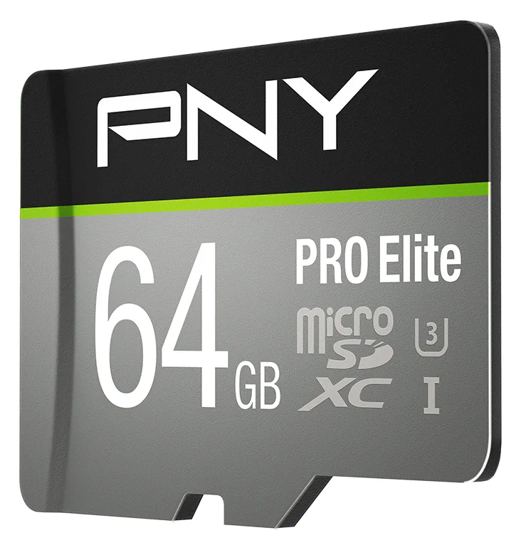 PNY PRO Elite - Flash-Speicherkarte (microSDXC-an-SD-Adapter inbegriffen), Ansicht 2