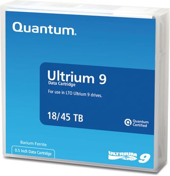 Quantum data cartridge LTO Ultrium 9 LTO-9 pre-labeled NON-CANCELABLE NON-RETURNABLE - LTO/Ultrium von LumaTech