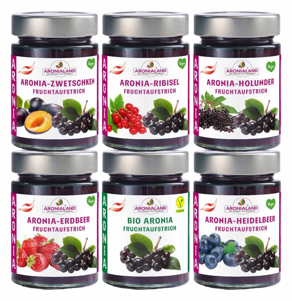 Aronia Fruchtaufstriche Probier-Set