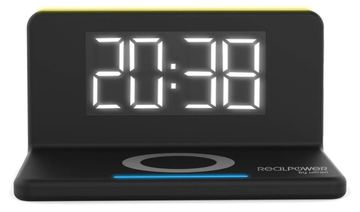 RealPower ChargeAir - Digitaler Wecker - Rechteck - Schwarz - 10 W - China - LED von LumaTech