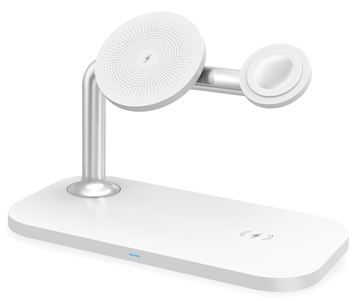 RealPower ChargeAir Mag Ladestation mit Magsafe weiss von LumaTech