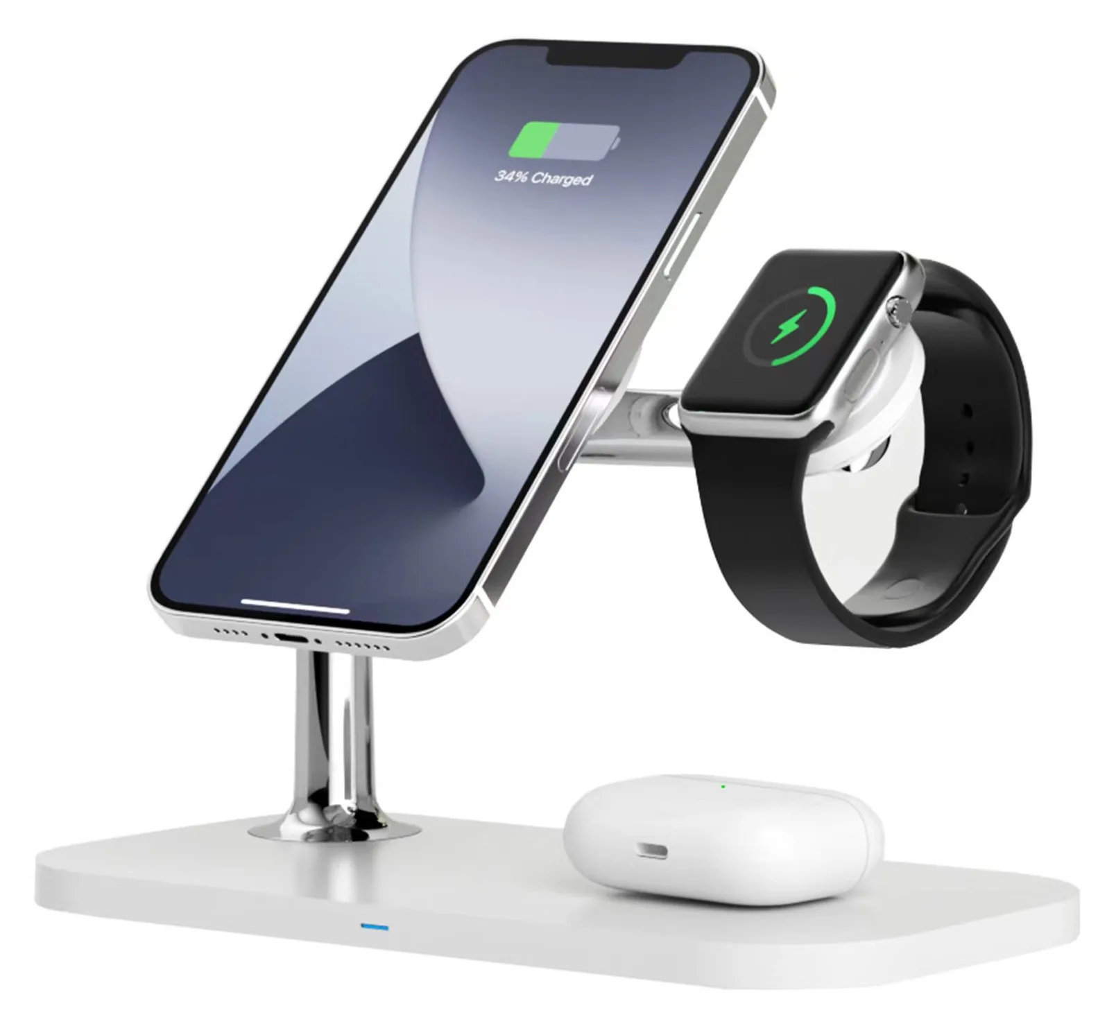 RealPower ChargeAir Mag Ladestation mit Magsafe weiss, Ansicht 2